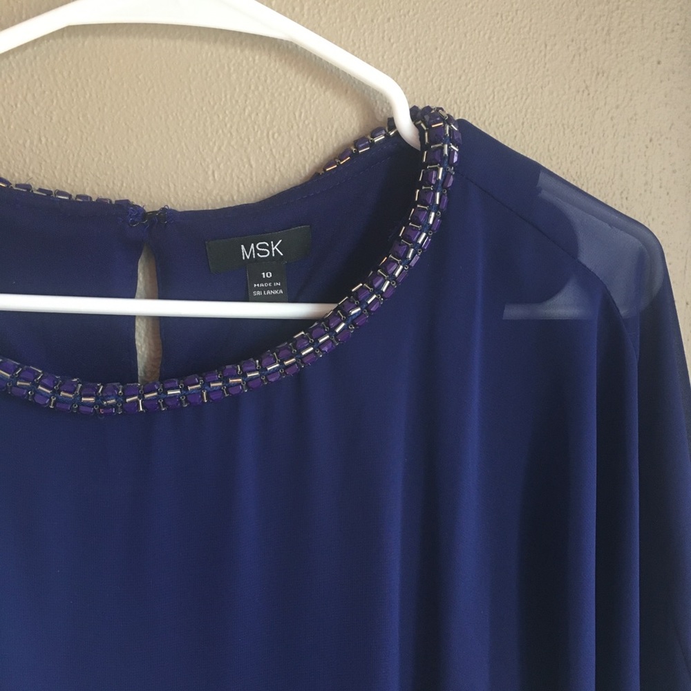 MSK Blue Gown - Picture 2 of 6